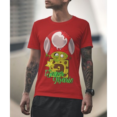 Мъжка тениска Super Mario - zombie art